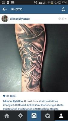 Demon mask by Bill