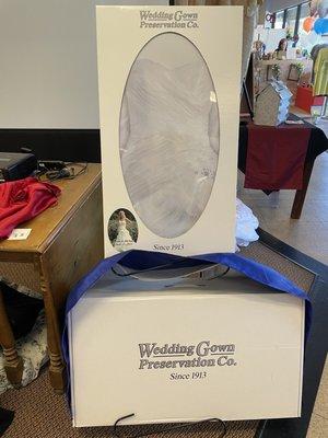 Wedding dress preservation