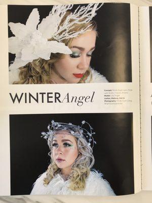 Christmas Lash Art by Mindy in Lash INC magazine