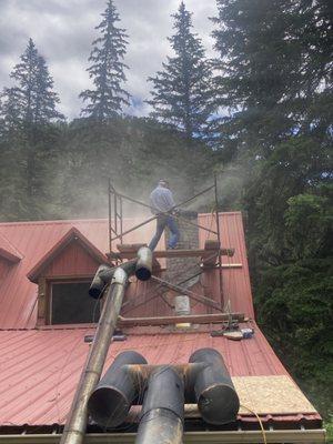 Chimney repair-masonry