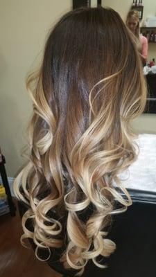 Ombre Balayage Hair Painting