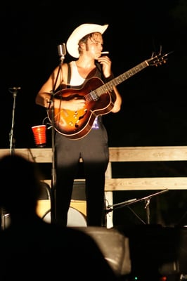 Shakey Graves at Red. White and Blue Ball.