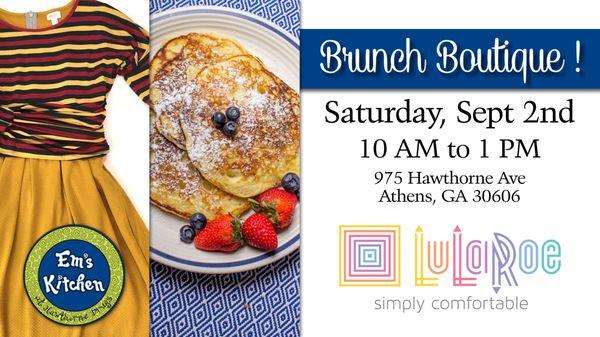 What could be better than Saturday morning brunch and shopping for cute clothes?! Come check out the latest styles.