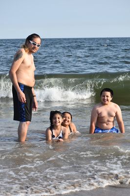 A family time at beach !