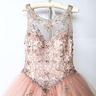 Our client's beautiful quinceañera dress.