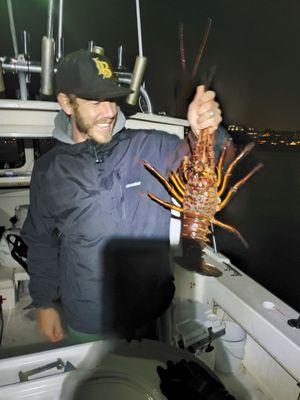 Captain Matt with our first monster bug