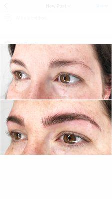 Microblading Before and After