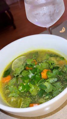 Ayurvedic clear broth soup