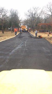 Hot mix asphalt installation