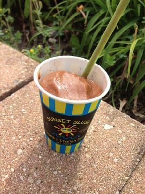 Chocolate Italian ice