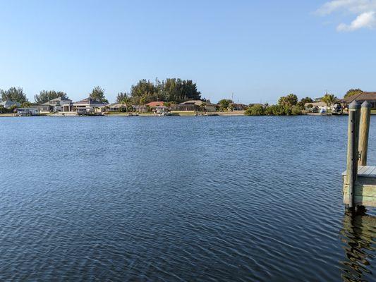 View from the Burnt Store Boat Ramp, Cape Coral