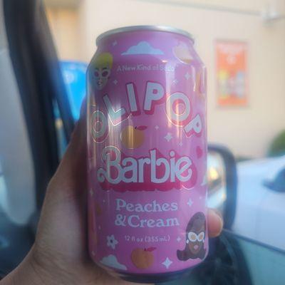 Found this Olipop Barbie drink at grab n go section