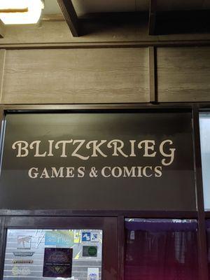 Soon to be just Blitzkrieg Games ( no comics unfortunately)