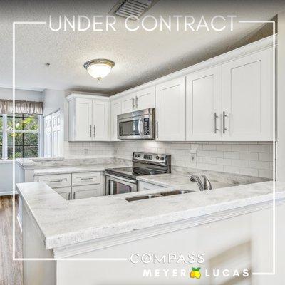 Condo in Abacoa, Jupiter is now under contract. The unit features an updated kitchen and outdoor patio.