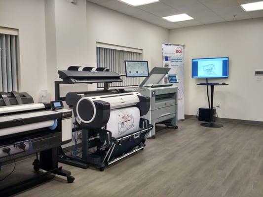 Come and visit our showroom and see the latest wide format technology.