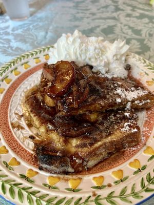 Peach Cobbler French Toast