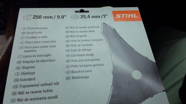 Stihl weed eater blade