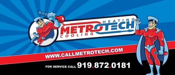 METROTECH Heating and Air Inc, Providing quality heating and air conditioning service to all of the triangle since 2002. Call 919-872-0181