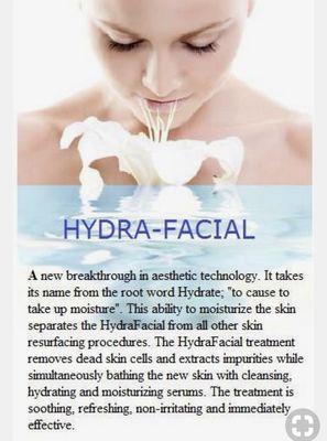 Most requested facial. Not easy to find. We have it!  You need it!