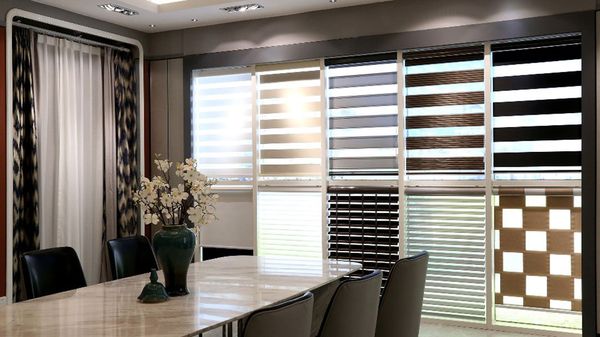 Shades, Blinds, Curtains and Drapes. 100's of Materials in Different Styles Ready to Be Customized by You.