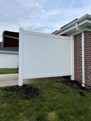 Vinyl Fence Install