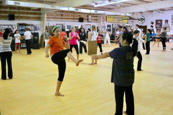 Women's self-defense and awareness classes are fun and informative.