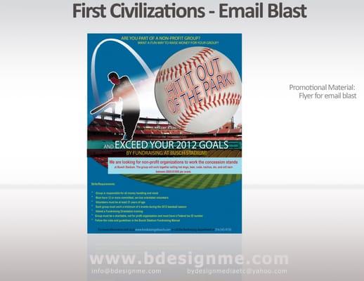 email blast design for First Civilizations