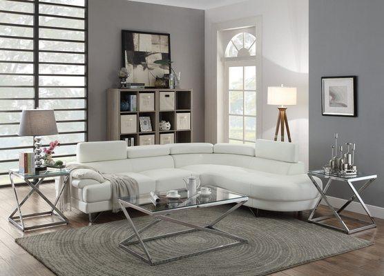 2Pcs Modern Sectional  off White 699.00