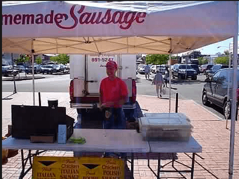 The Sausage Man is here every Friday!