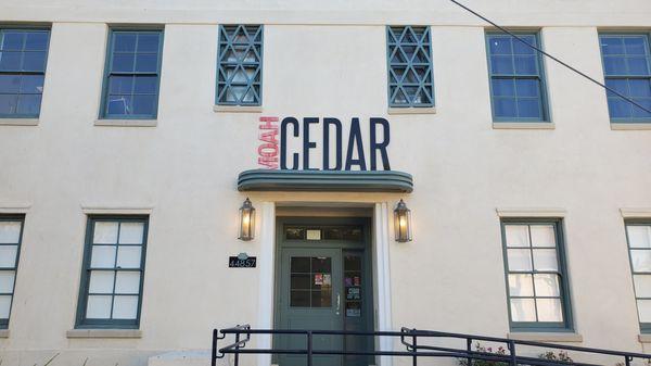 Entrance to MOAH:CEDAR