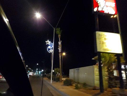 I love these light displays on the street lights.  What a delightful touch to the main street.