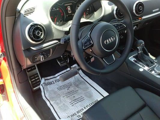 15' Audi A3 Hand controls