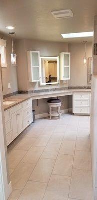 Custom master bathroom