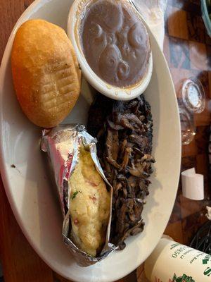 Hamburger steak plate