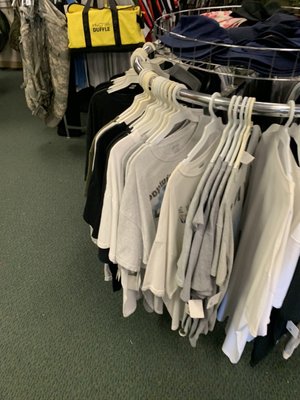 The clothing rack