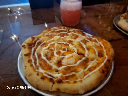 Cooper's Catch 22- Buffalo Chicken Pizza with Ranch Swirl