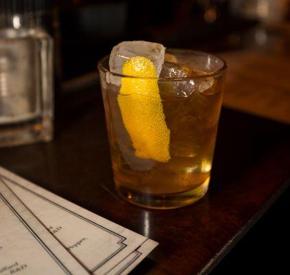 Our famous Prohibition Old Fashioned