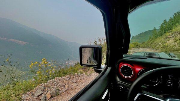 Jeep Rubicon on Alpine Loop