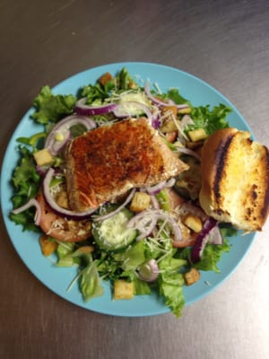 Yummy Salmon Salad $13.95