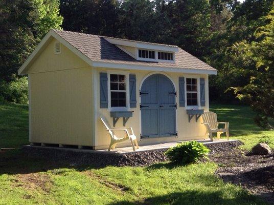 10x16 Classic A-Frame w/shed dormer