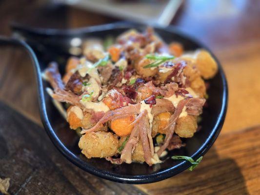 Pulled pork tots