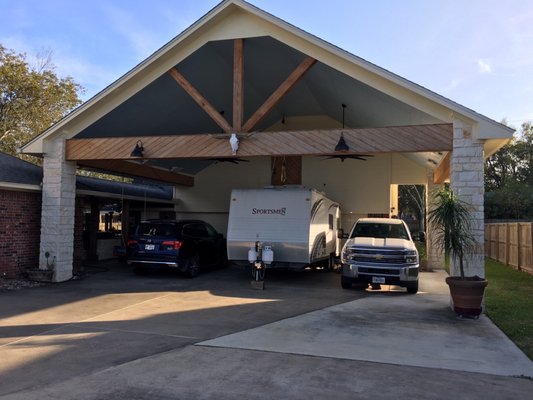 Longhorn carport