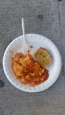 This was my lunch at hoboken shelter when everyone else got larger portions and they made fun of me like I was a baby and staff enduced it.