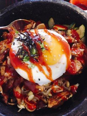 Chicken bibimbap- beef is better