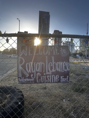 Welcome sign