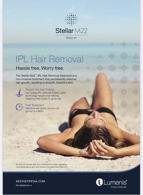 IPL for hair removal