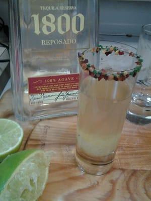 Tequila/Lime Shooter...but ya gotta be brave...