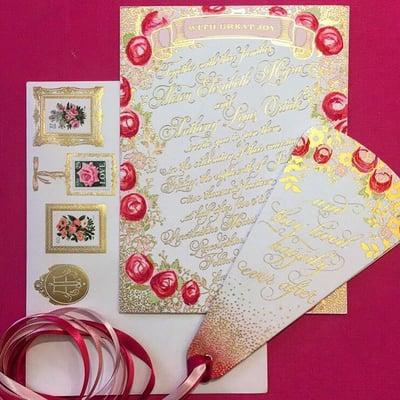 The most gorgeous wedding invitations and programs ever!