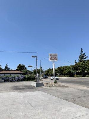 Here is the car washing business that I work out of, located on Washington Street.