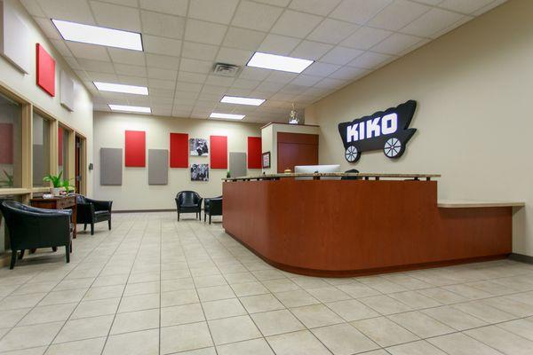 The KIKO main office lobby in Canton, OH.